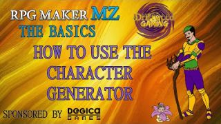 RPG Maker MZ The Basics - Character Generator